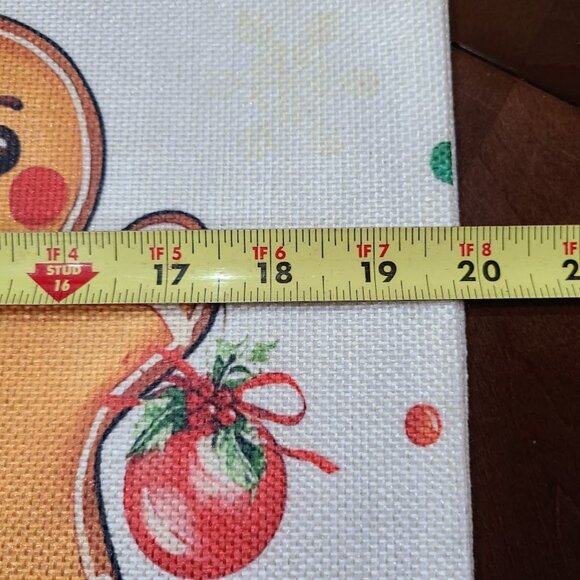 Christmas Pillow Cover Lumbar Decorative Case Holiday Xmas Gingerbread Decor - Picture 12 of 13